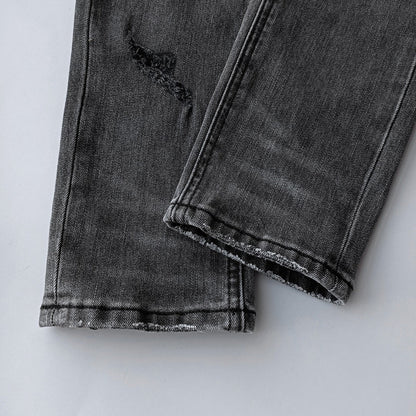 Ksubi Chitch Slim Men's Distressed Washed Grey Jeans