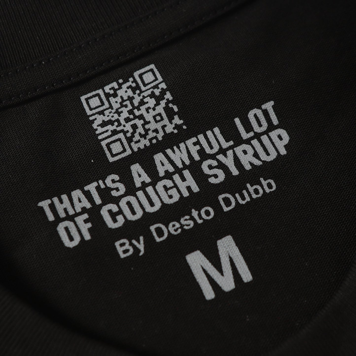 THAT'S A Awful Lot of Cough Syrup Black baseball T-shirt