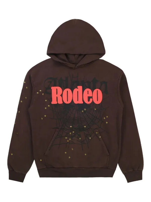 Travis Scott x Sp5der Days Before Rodeo Hoodie Brown