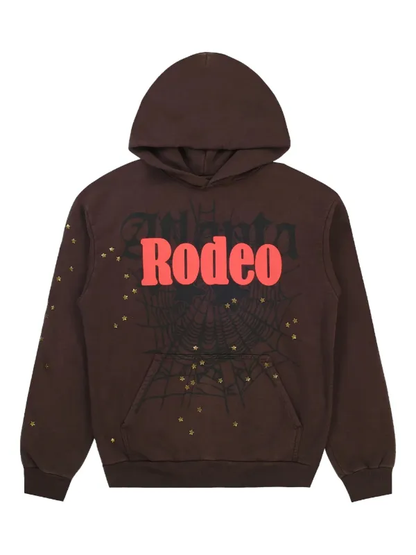 Travis Scott x Sp5der Days Before Rodeo Hoodie Brown