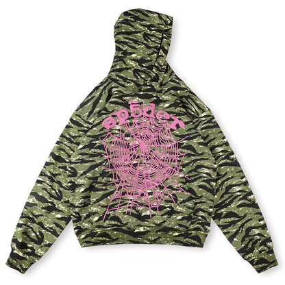 Sp5der OG Web Tiger Camo Hoodie