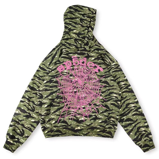 Sp5der OG Web Tiger Camo Hoodie
