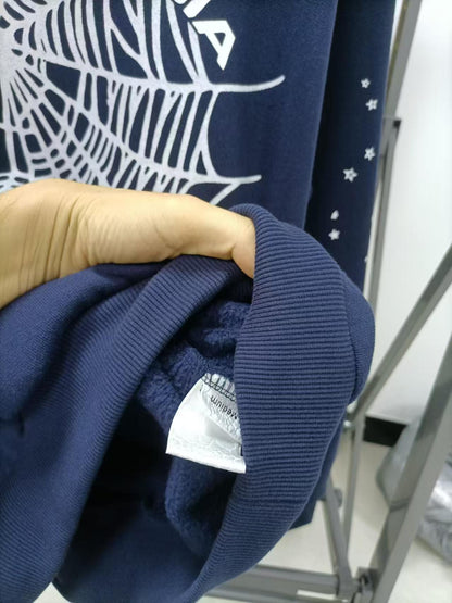 Sp5der Arach NY Phobia Hoodie Navy