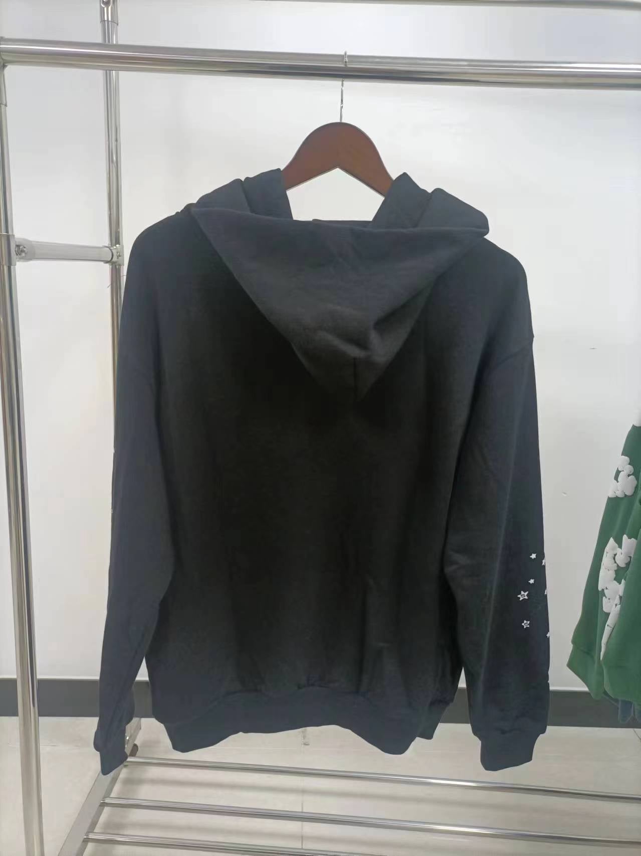 Sp5der OG Black White Hoodie