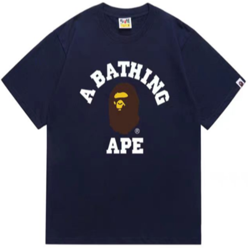 BAPE College T-shirt Navy
