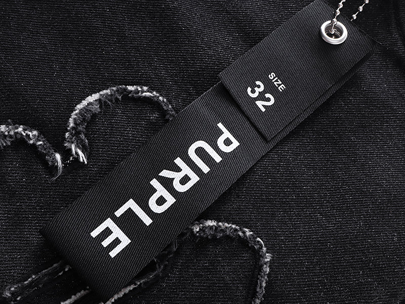 Purple Brand P011 Sequin Logo Jeans Black
