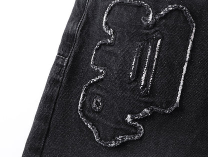 Purple Brand P011 Sequin Logo Jeans Black