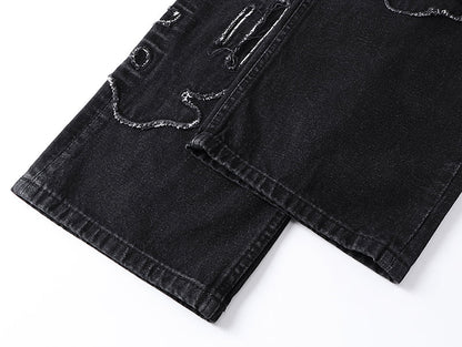 Purple Brand P011 Sequin Logo Jeans Black