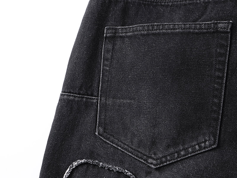 Purple Brand P011 Sequin Logo Jeans Black