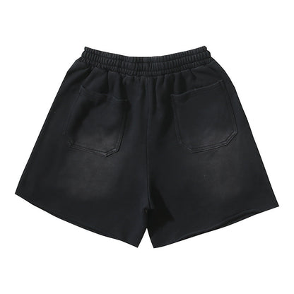 Hellstar Side Stripe Circular Logo Snap Shorts
