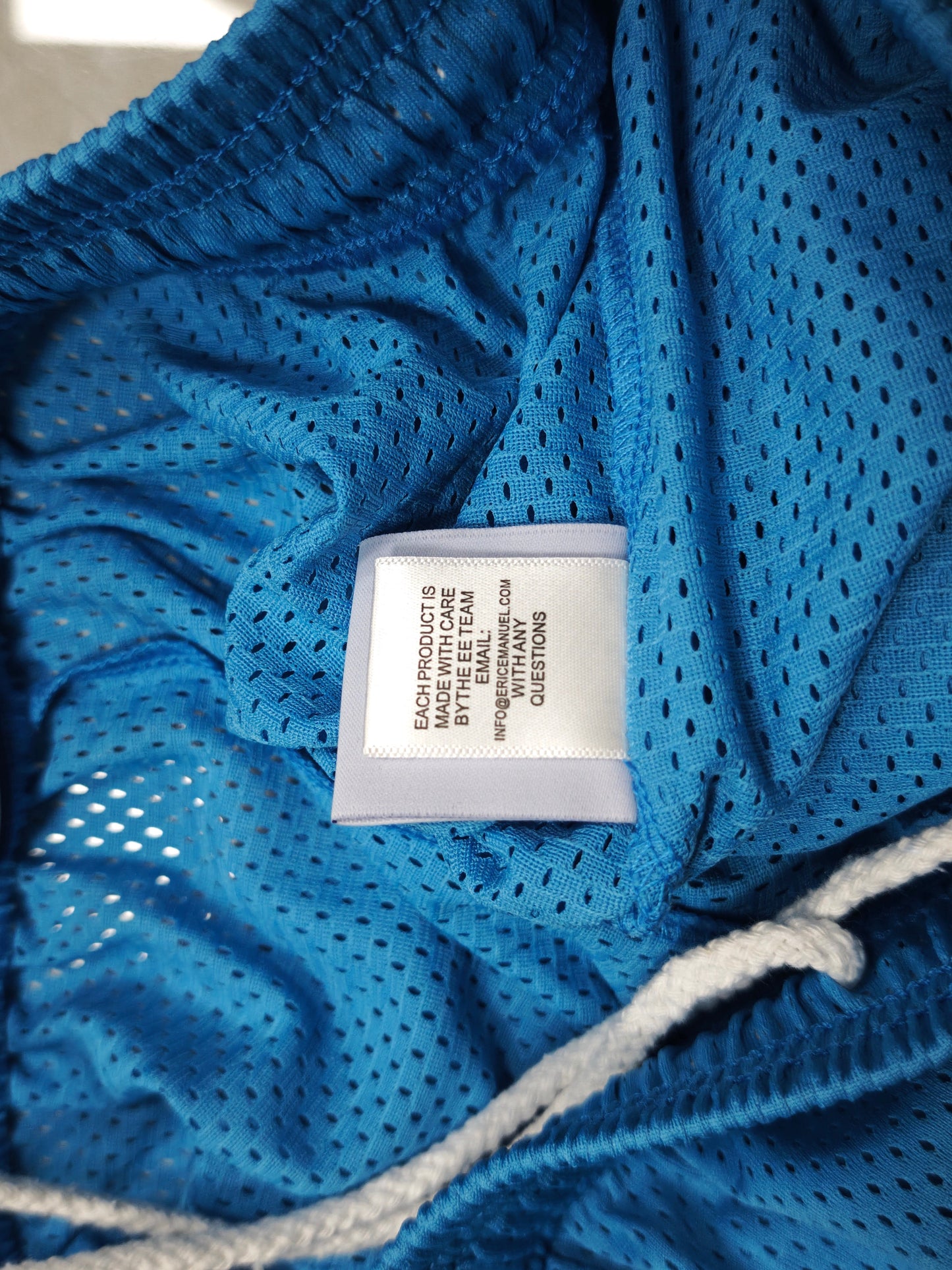 EE Basic Mesh Shorts UNC Blue