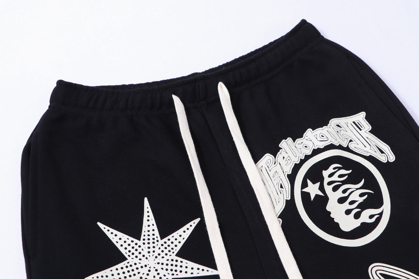 Hellstar "Only In Darkness" Flare Sweatpants Black
