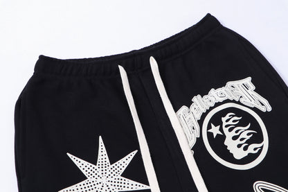 Hellstar "Only In Darkness" Flare Sweatpants Black