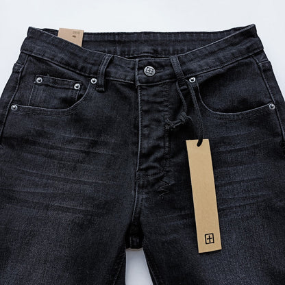 Ksubi Chitch Men's Black Distressed Paint Splatter Jeans