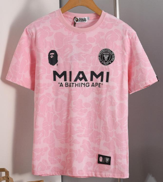 BAPE x Inter Miami CF Camo Tee Pink