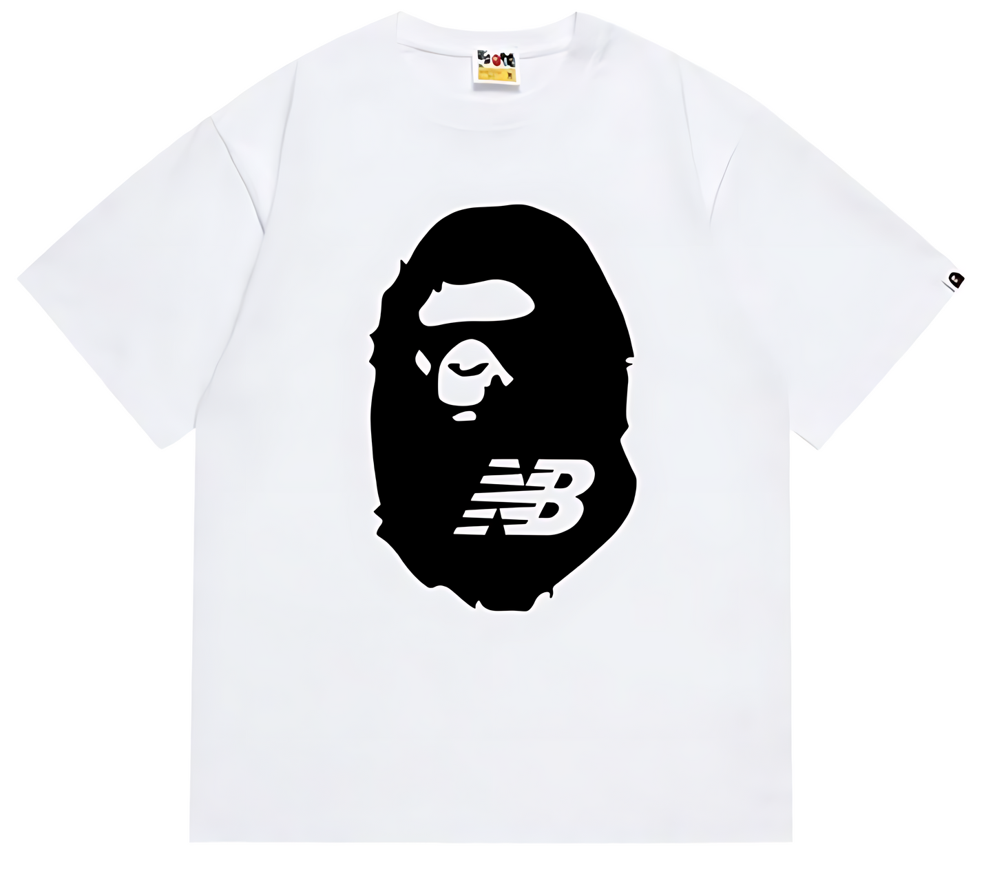 A Bathing Ape x New Balance Ape Head Tee White