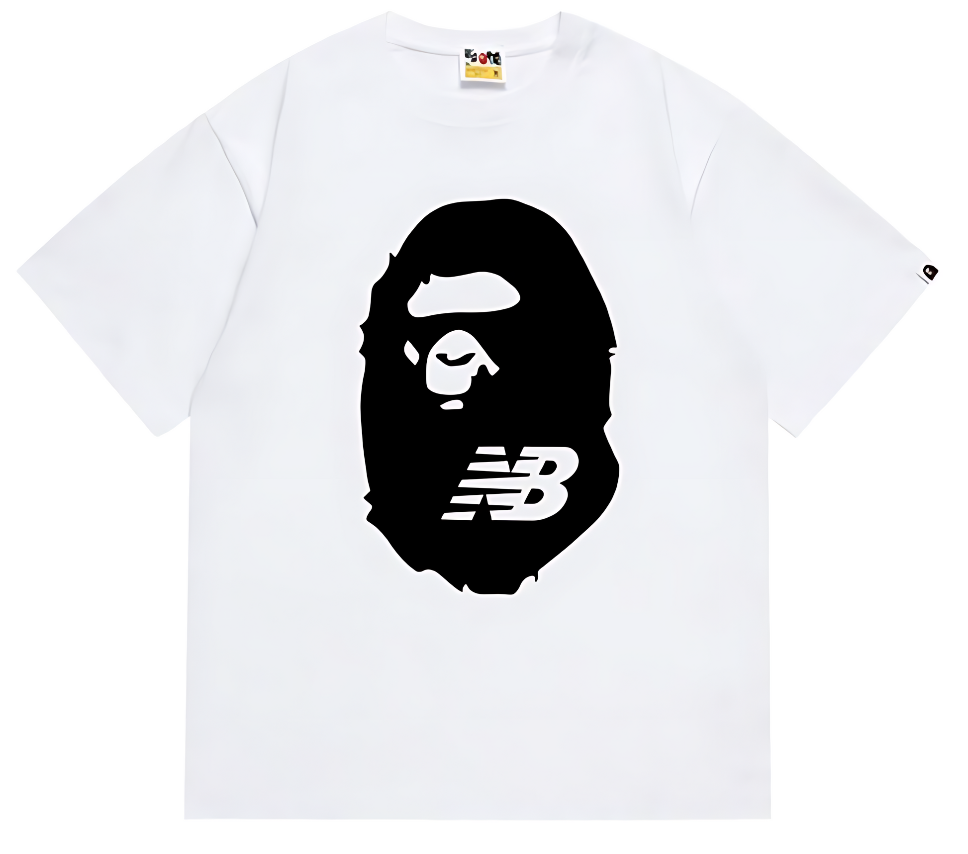 A Bathing Ape x New Balance Ape Head Tee White