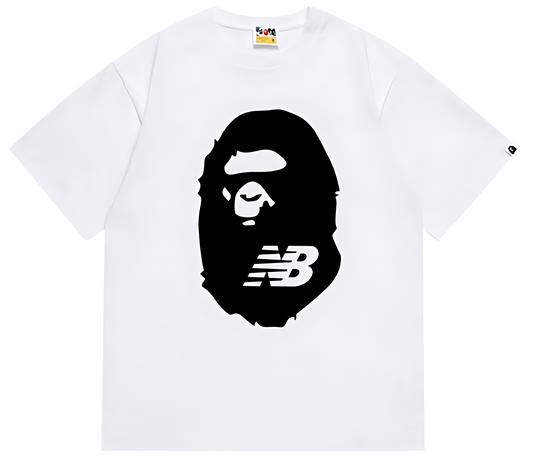 A Bathing Ape x New Balance Ape Head Tee White
