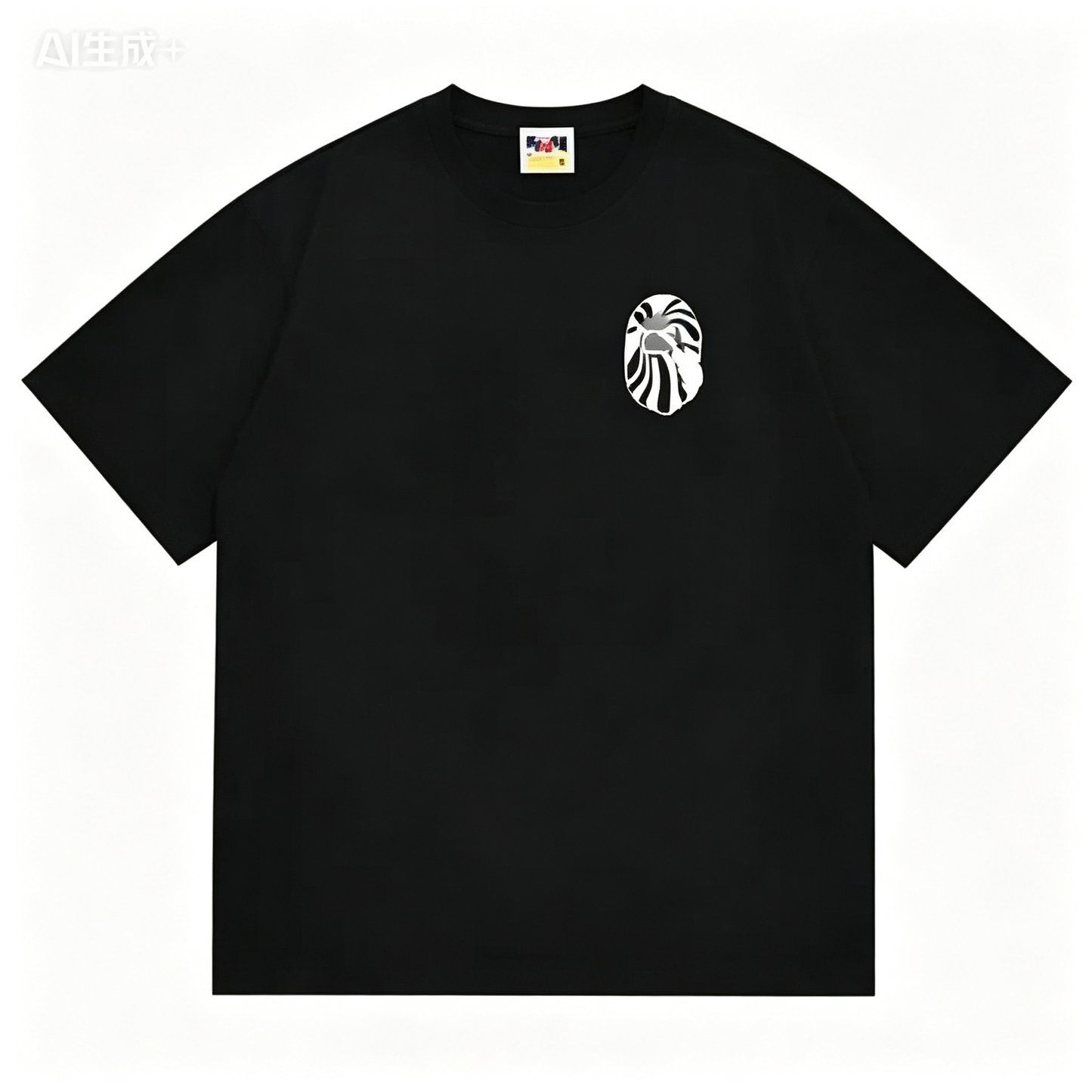 BAPE Ape Head #1 Tee Black