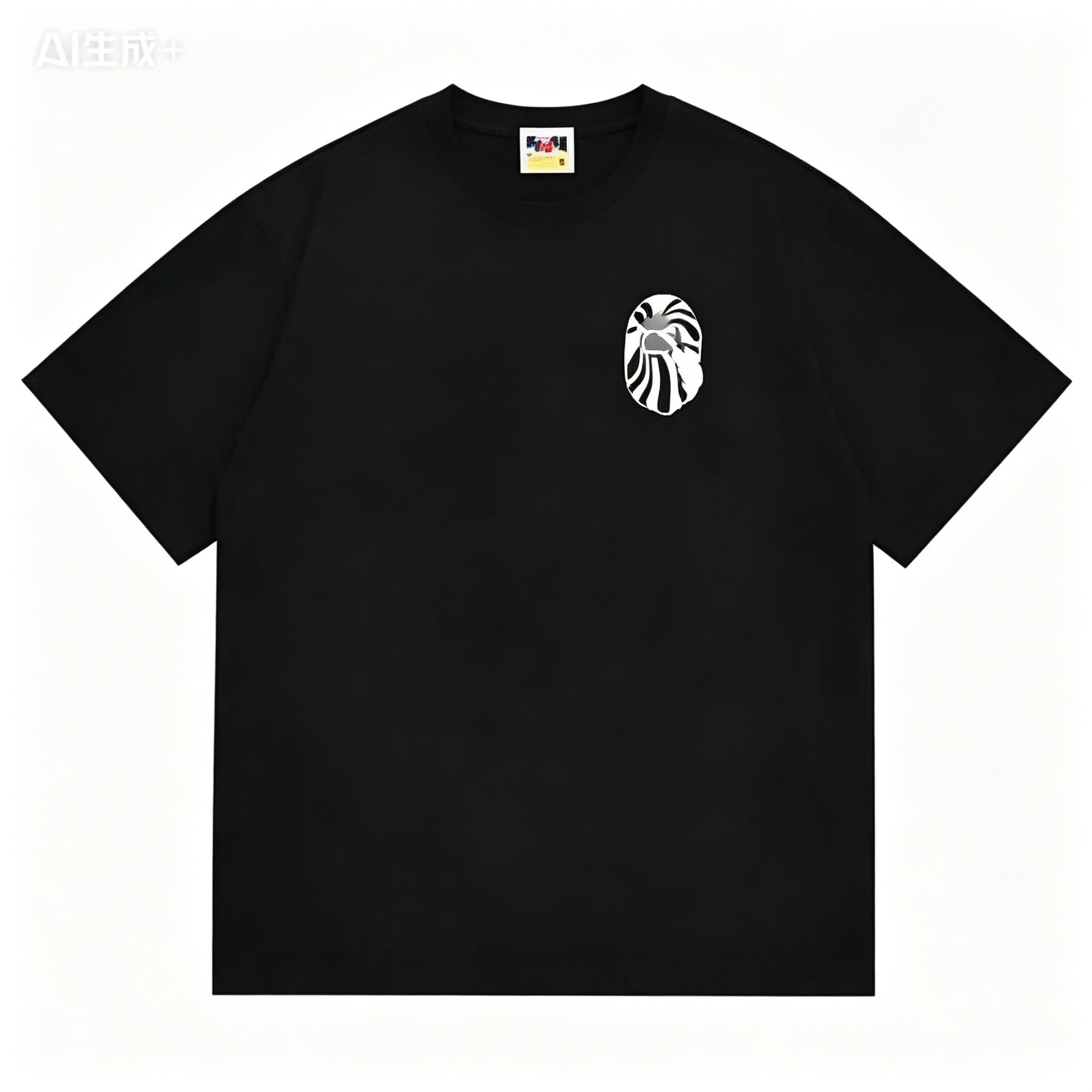 BAPE Ape Head #1 Tee Black