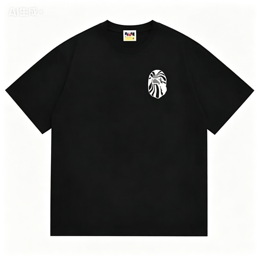 BAPE Ape Head #1 Tee Black