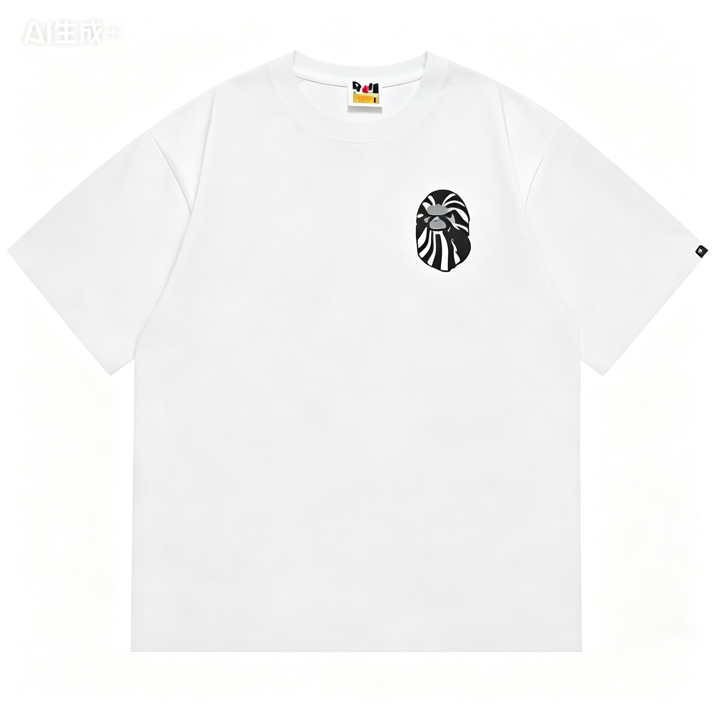 BAPE Ape Head #1 Tee White