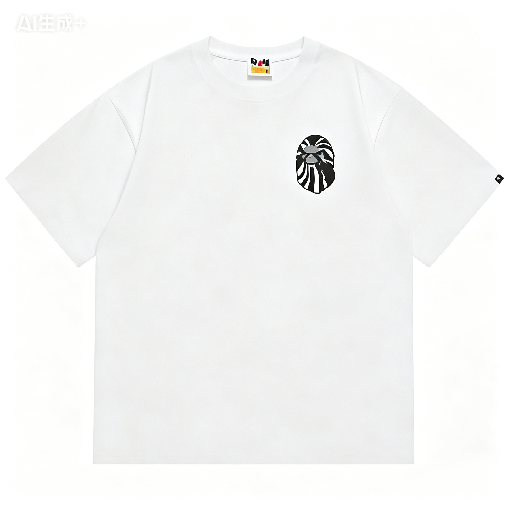BAPE Ape Head #1 Tee White
