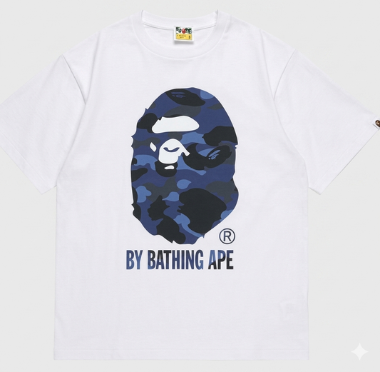 BAPE Color Camo By Bathing Ape Tee White/Blue