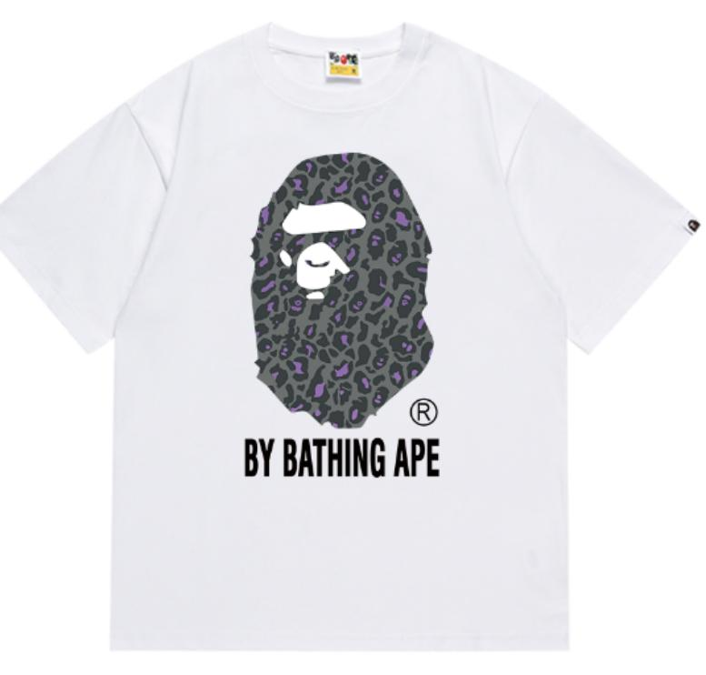 BAPE Leopard By Bathing Ape Tee White