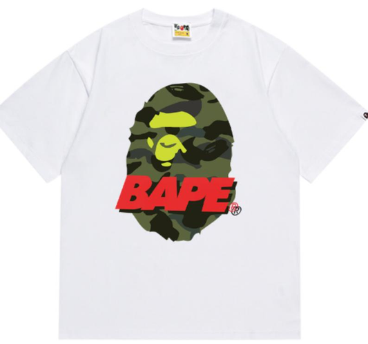 BAPE Ape Head #2 Tee White
