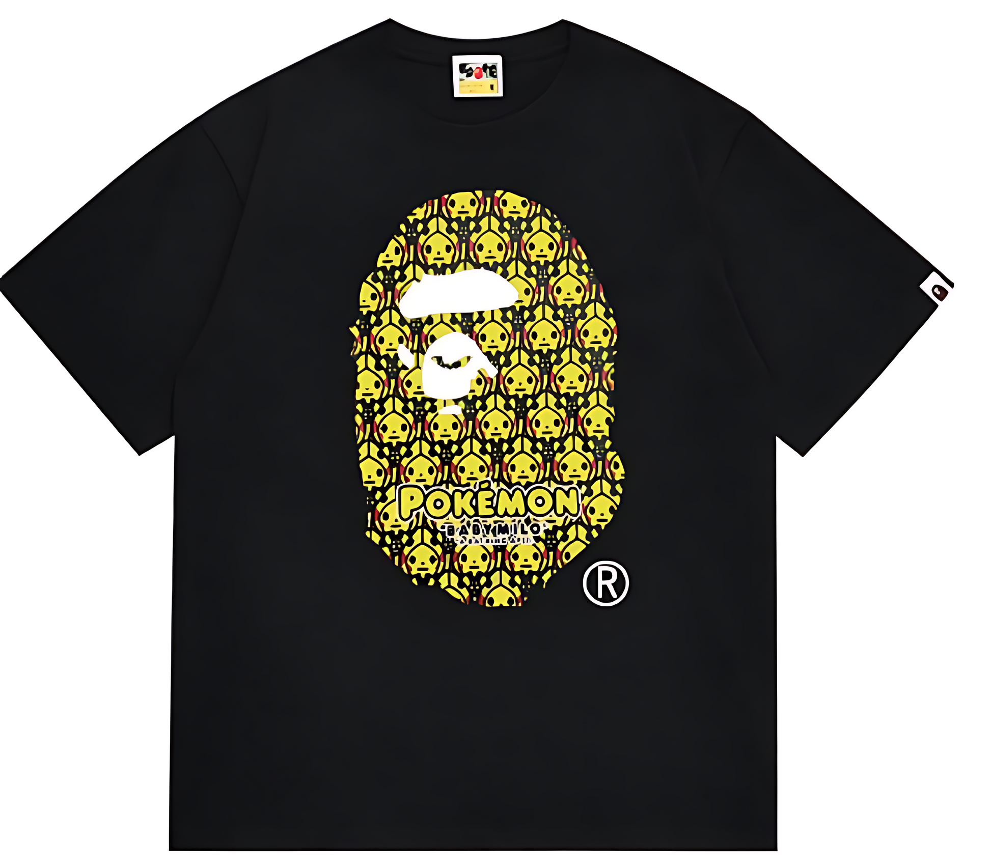 BAPE x Pokemon Ape Head Tee #1 Black