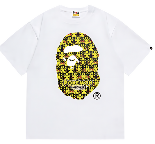 BAPE x Pokemon Ape Head Tee #1 White