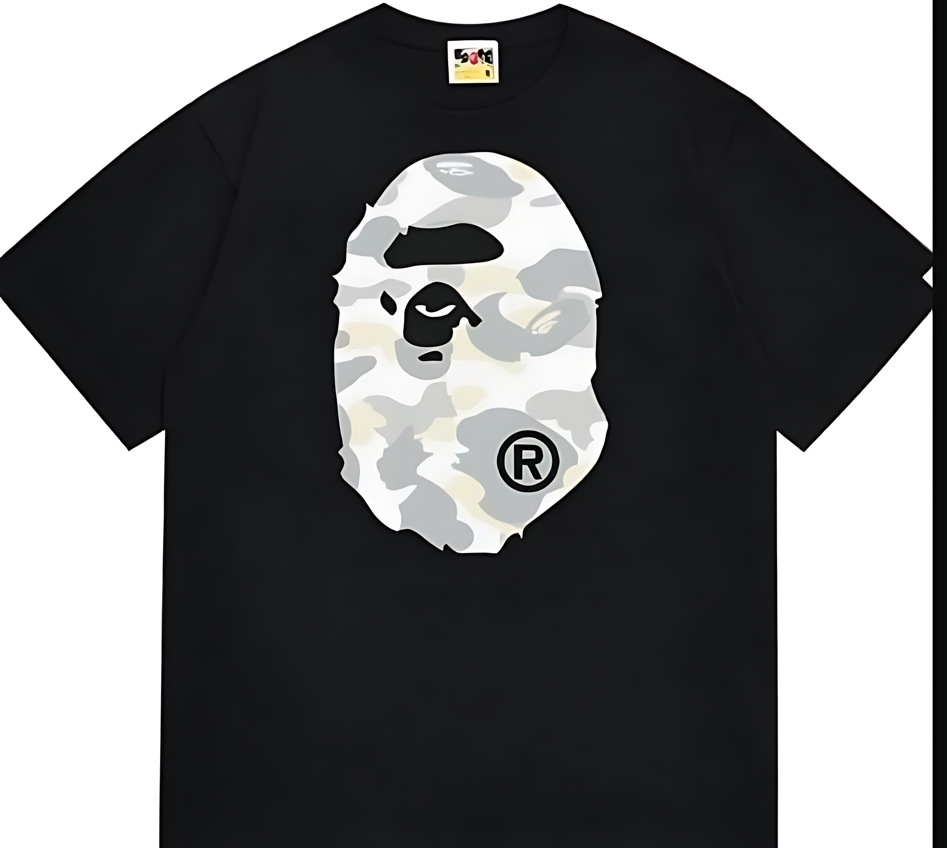 BAPE City Camo Big Ape Head Tee Black