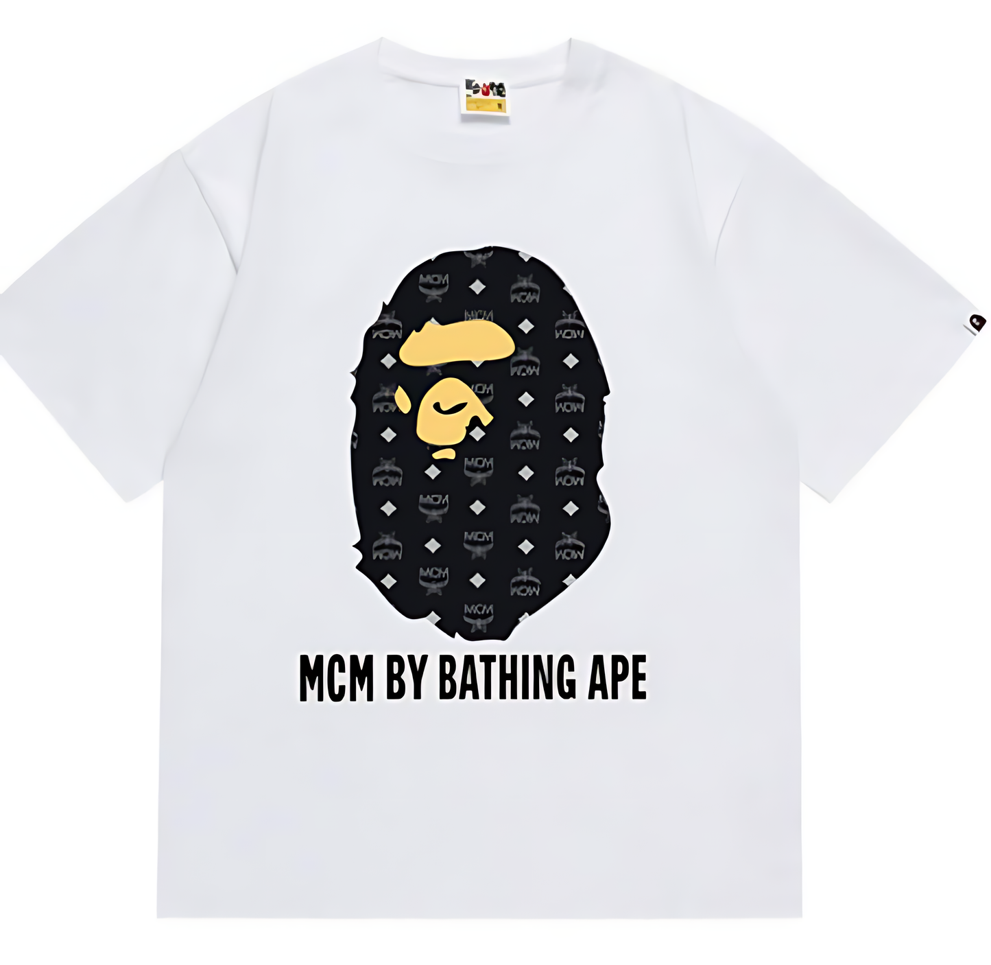 BAPE x MCM By Bathing Ape Tee White