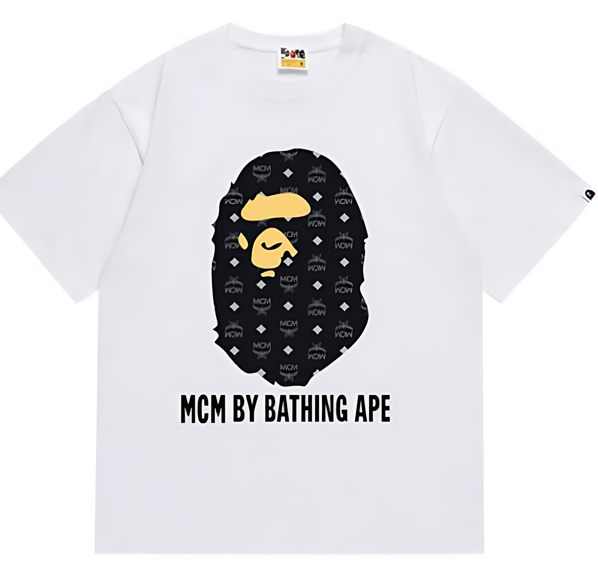 BAPE x MCM By Bathing Ape Tee White