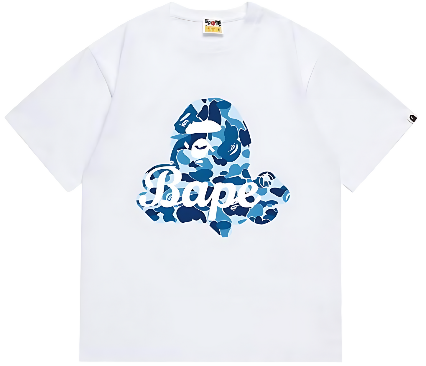 A Bathing Ape ABC CAMO APE HEAD BAPE TEE