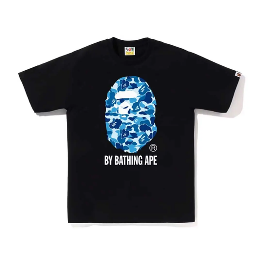 A Bathing Ape BAPE Big Ape Head Tee Blue Camo