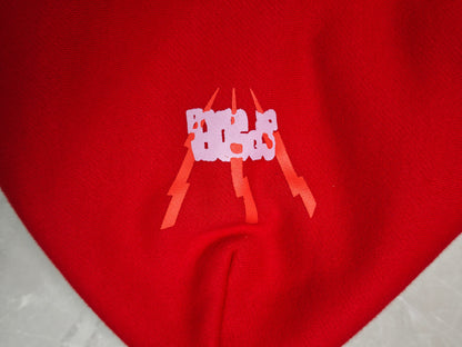 Sp5der Worldwide Red Angel Number 555 Hoodie