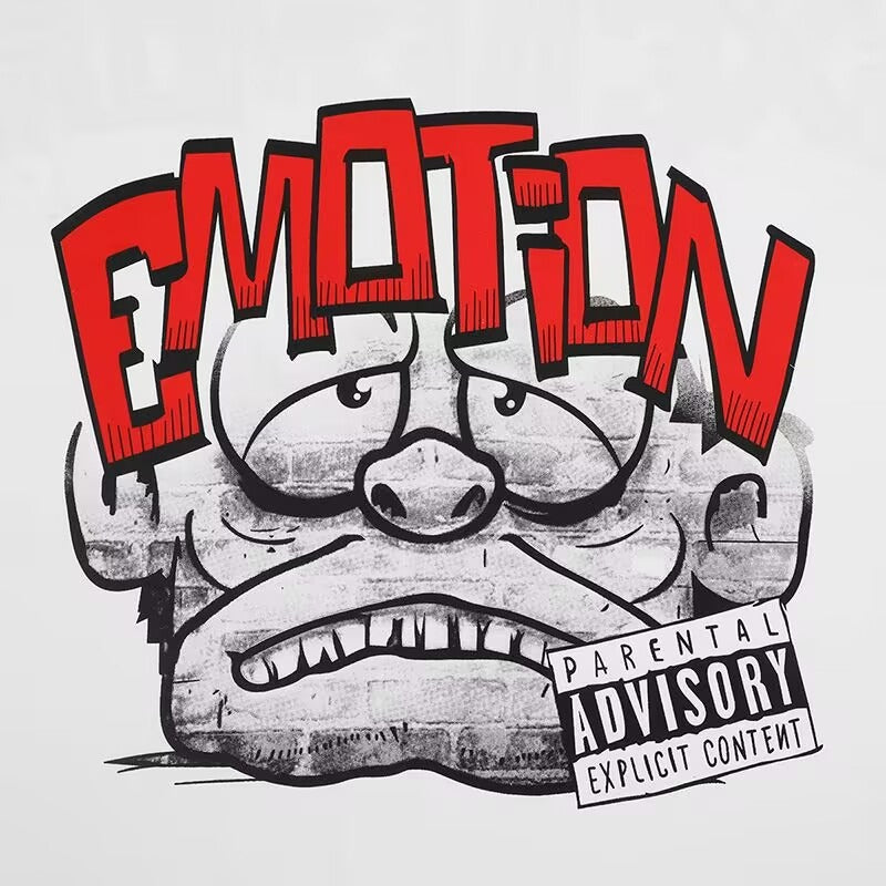Mixed Emotion White “Monster” T-shirt