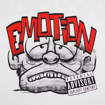 Mixed Emotion White “Monster” T-shirt