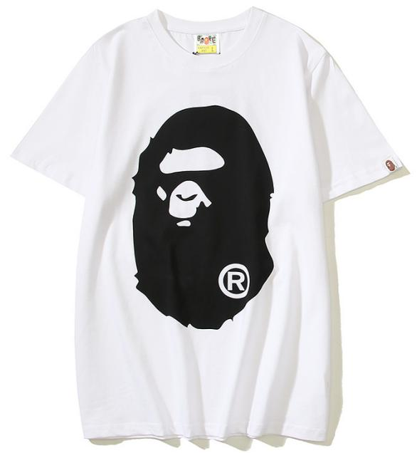 BAPE Bicolor Big Ape Head T-Shirt White