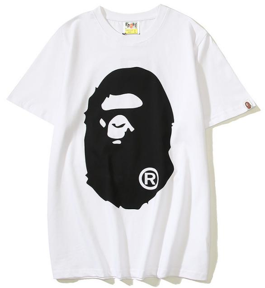 BAPE Bicolor Big Ape Head T-Shirt White