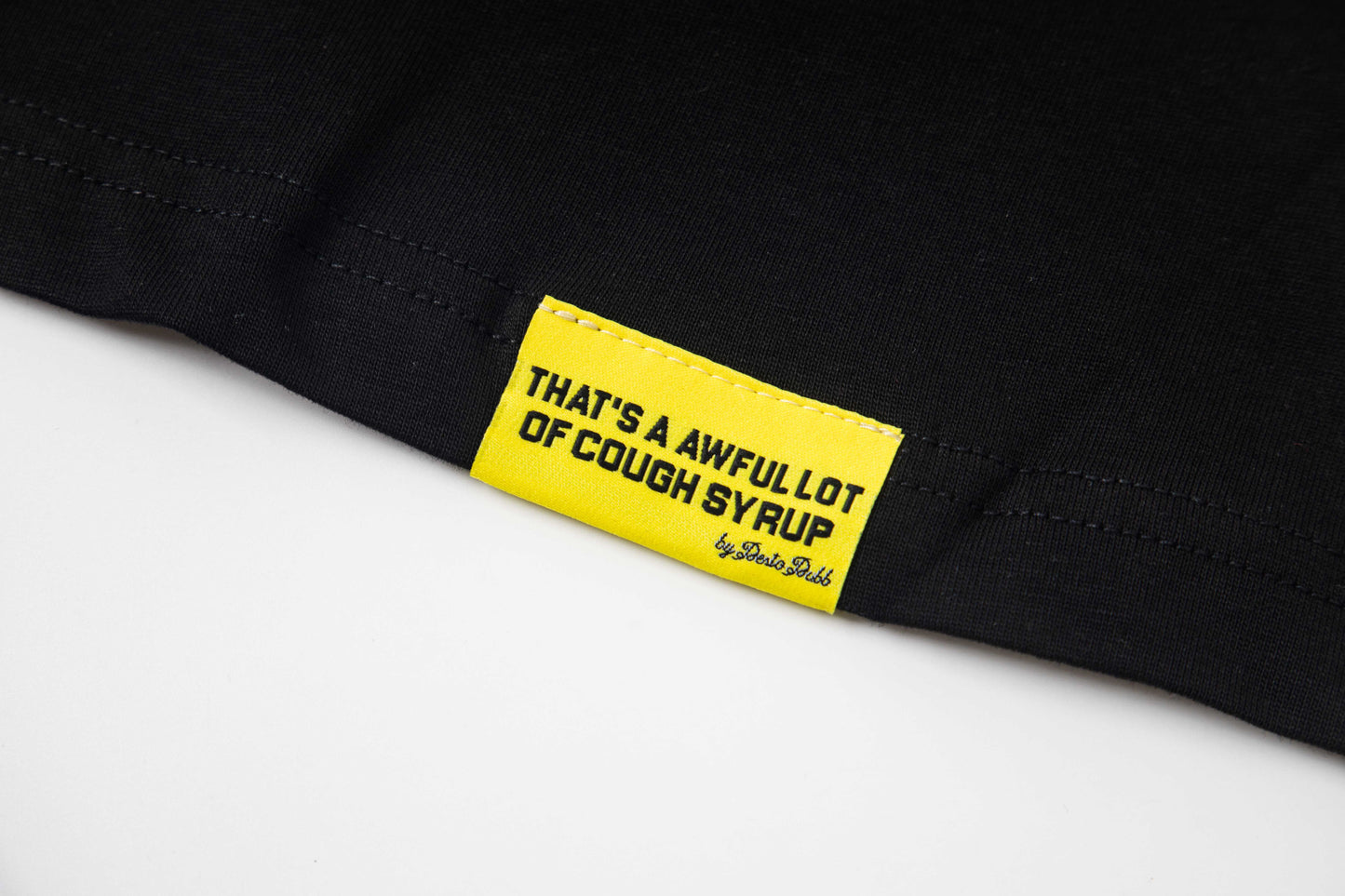 That's A Awful Lot of Cough Syrup Black classic Tee
