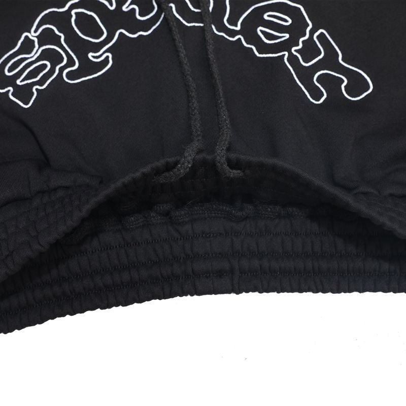 Sp5der Worldwide OG Logo Sweat Shorts Black