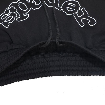 Sp5der Worldwide OG Logo Sweat Shorts Black