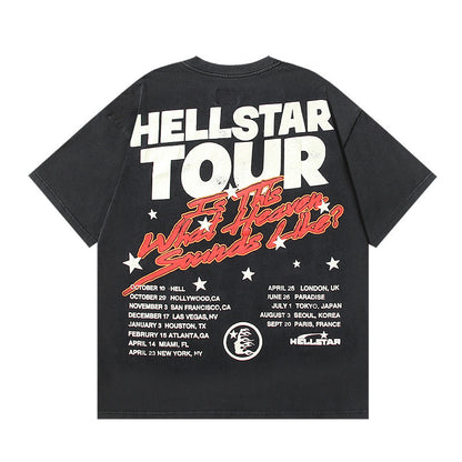 Hellstar Path To Paradise Biker Tour T-Shirt 'Black'