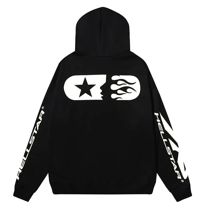 Hellstar Sample Sports Hoodie Black