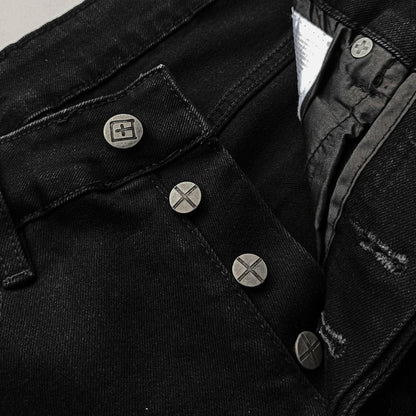 Ksubi Chitch Slim Men's Jet Black Jeans