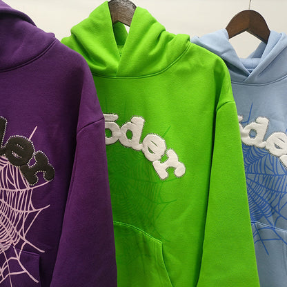 Sp5der OG Web Puff Print Hoodie