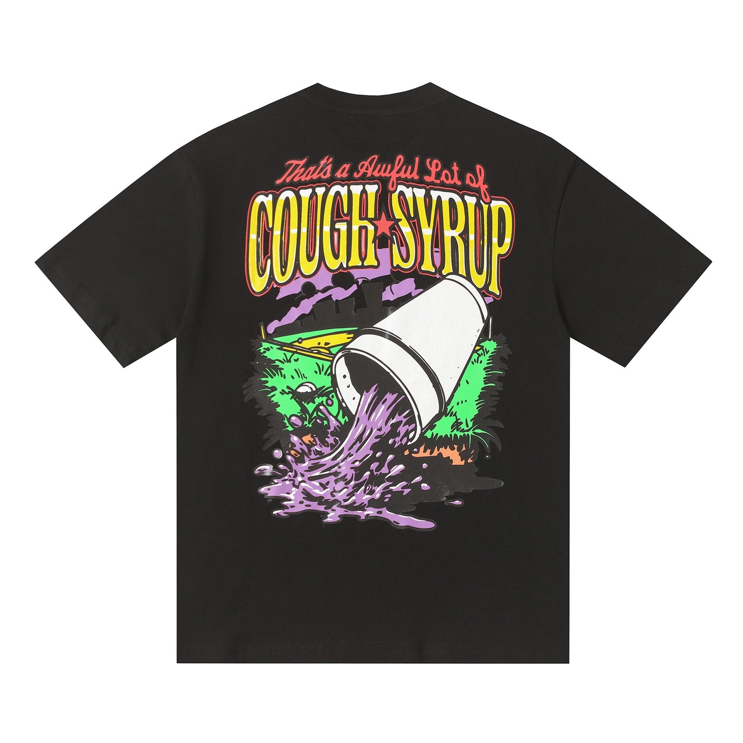 THAT'S A Awful Lot of Cough Syrup Black baseball T-shirt